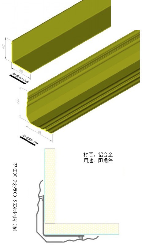 陽(yáng)角00-3外和00-3內(nèi)